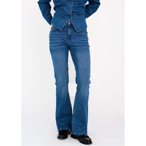 Ivy Copenhagen Tara Jeans Wash Medusa, Indigo Blue